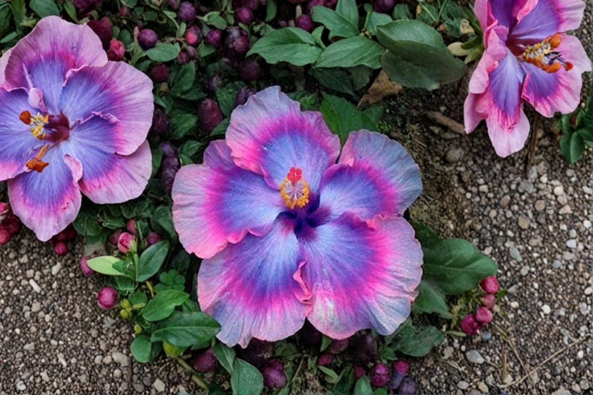 Purple Pink Giant Hibiscus Seeds - Tropical Flower Plant, Hibiscus rosa-sinensis, 6 Pack, Garden & Container Planting