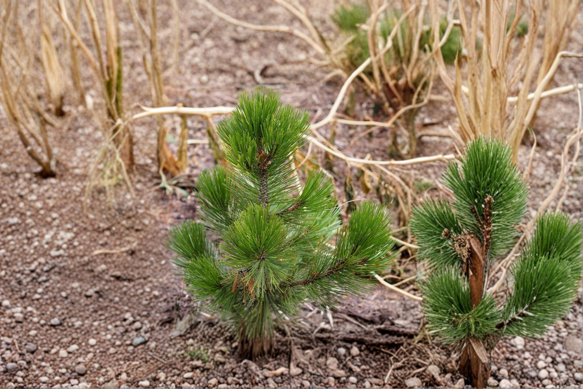Bosnian Pine 'Compact Gem' Live Plant - 8 Inch Tall Dwarf Evergreen Tree in 1-Gallon Pot, Pinus heldreichii for Garden & Landscape