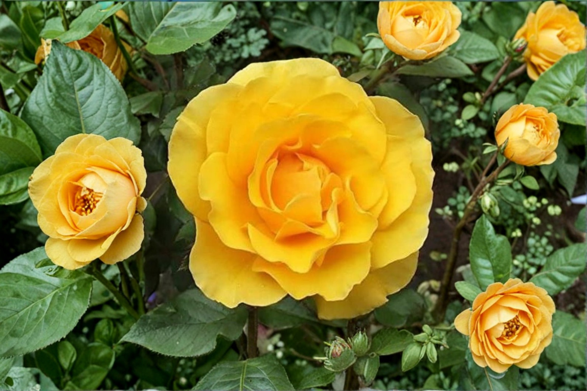 Rare Yellow Rose Seeds – 20 Pack, Ornamental Flower Seeds, Rosa spp., Full Sun, Garden, Landscape, USA Seller