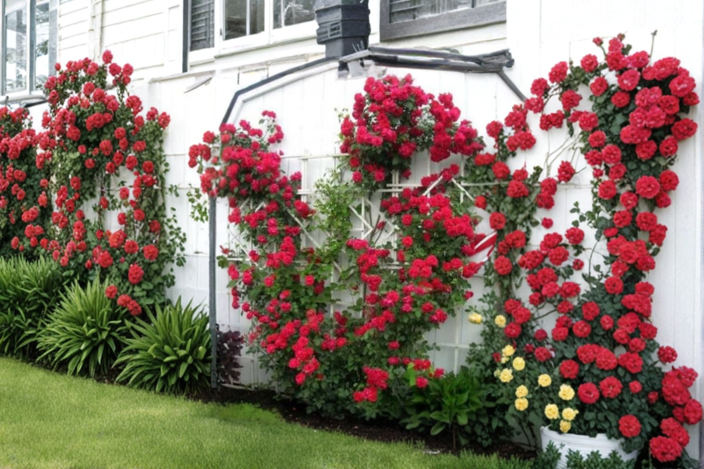 Red Climbing Rose Seeds, Ornamental Flower Vine, Fragrant Garden Plant, Rosa spp., 20 Seeds