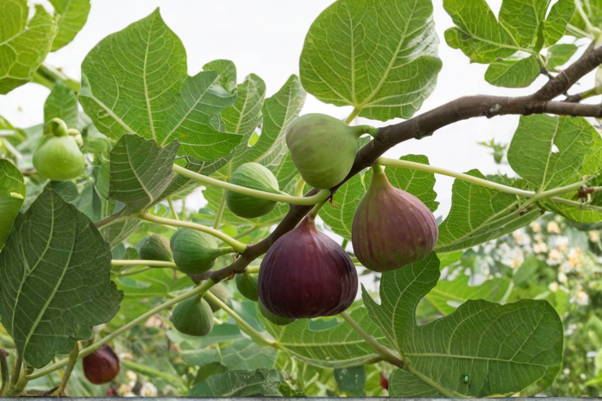 Brown Turkey Fig Tree Live Plant 1-3 Ft, Edible Fruit Tree, Hardy Outdoor, Ficus carica, Home Garden, Container Growing