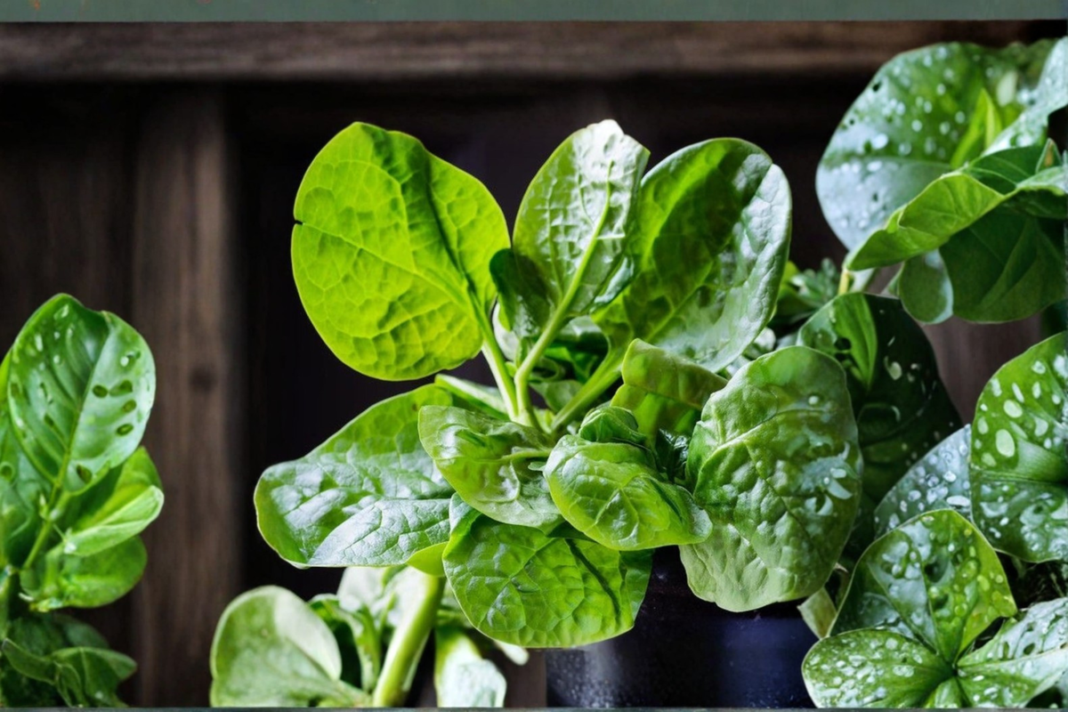 Malabar Spinach Seeds, Green Basella alba, Climbing Leafy Vine, Garden Vegetable Seeds, 100+ Pack