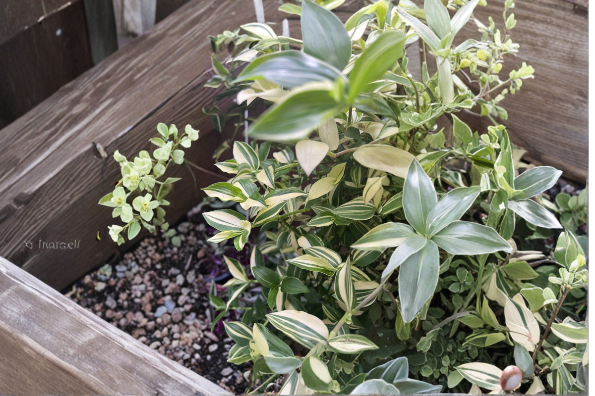 Cream Wandering Jew Cuttings – Variegated Tradescantia fluminensis, Indoor Plant Propagation, Green & White Trailing Cuttings