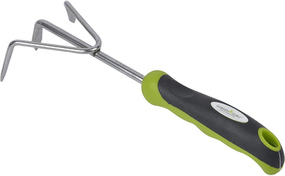 Stainless Steel 3pc Gardening Tool Set (Includes Trowel Transplanter Cultivator)
