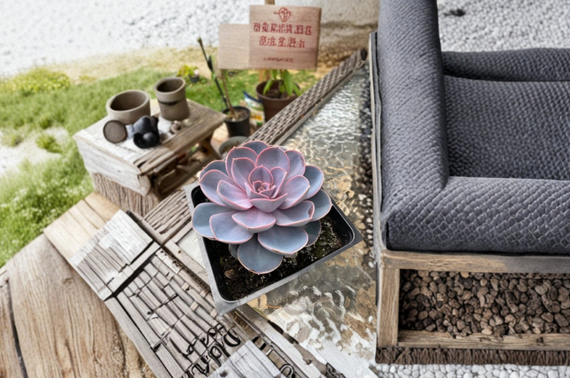 Echeveria Dusty Rose Succulent Cuttings 3-4 Inch Rosette Plant for Propagation, Pink Lavender, Well-Draining Soil