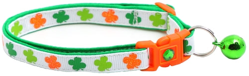Colorful Shamrocks Breakaway Cat Collar
