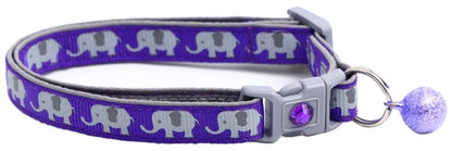 Elephants Breakaway Cat Collar
