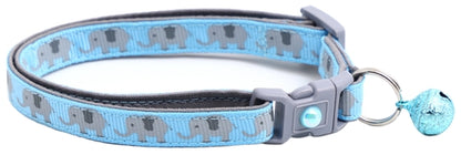 Elephants Breakaway Cat Collar