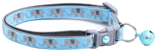 Elephants Breakaway Cat Collar