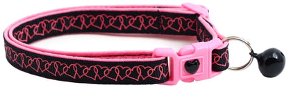 Linked Hearts Breakaway Cat Collar