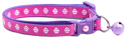 Christmas Ornaments on Pink Cat Collar