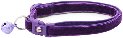 Dark Purple Violet Cat Collar