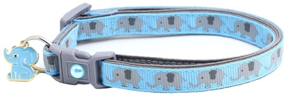 Elephants Breakaway Cat Collar