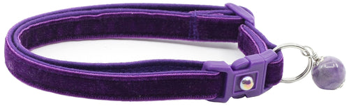 Dark Purple Violet Cat Collar
