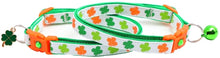 Colorful Shamrocks Breakaway Cat Collar