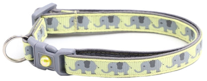 Elephants Breakaway Cat Collar