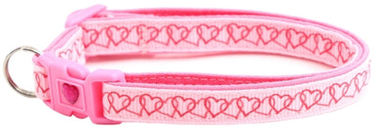 Linked Hearts Breakaway Cat Collar