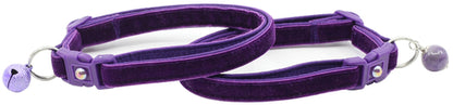Dark Purple Violet Cat Collar