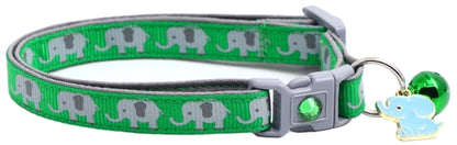 Elephants Breakaway Cat Collar
