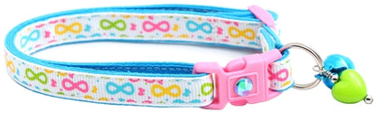 Brightly Colored Bows Cat Collar