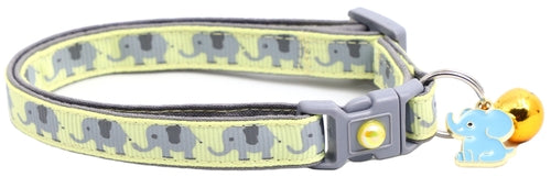 Elephants Breakaway Cat Collar