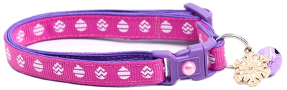 Christmas Ornaments on Pink Cat Collar
