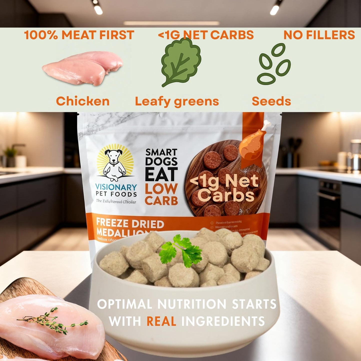 Freeze Dried Food Chicken Recipe 25Oz Bag