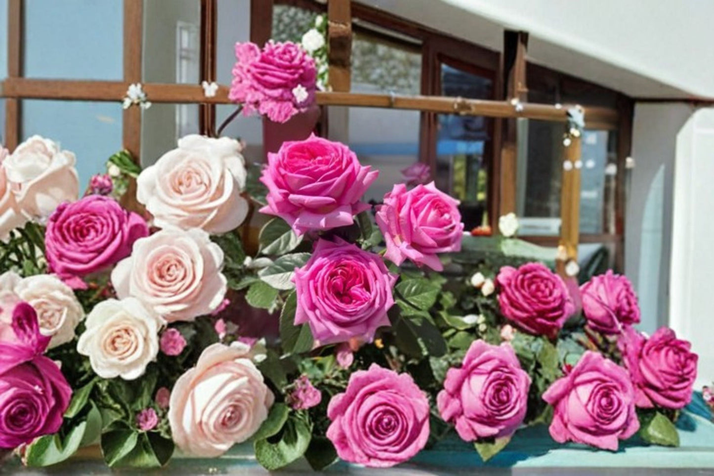 Bernadette Lafont Rose Live Plant – Fragrant French Garden Rose, Repeat Blooming, Disease Resistant