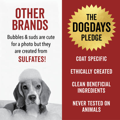 DOGDAYS Moisturizing Dog Conditioner — Hypoallergenic, Detangling, and Soothing for All Coat Types
