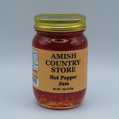 Hot Pepper Jam | Sweet Heat Jalapeño Spread | 18 oz