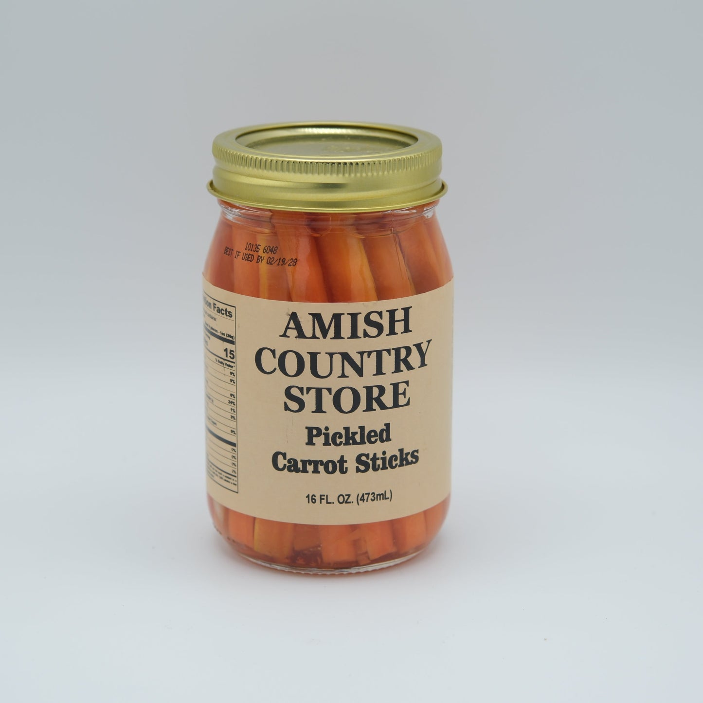 Pickled Carrot Sticks | Crisp & Zesty Pickled Vegetables | 16 oz