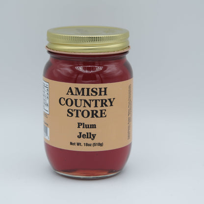 Old-Fashioned Plum Jelly | Classic Country Fruit Spread | 18oz