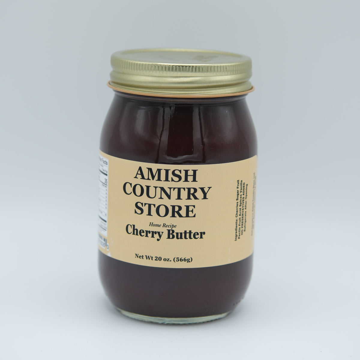 Cherry Butter | Smooth Homestyle Fruit Butter | 10 oz & 20 oz