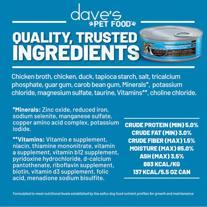 Dave's Chicken and Duck recipe in SauceyPate (5.5oz)