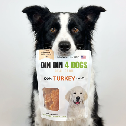 100% Turkey Dog Treats, 5 Ounce Bag, Single Ingredient, High Protein