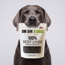 100% Beef Liver Dog Treats, 5 Ounce Bag, Single Ingredient, High Protein