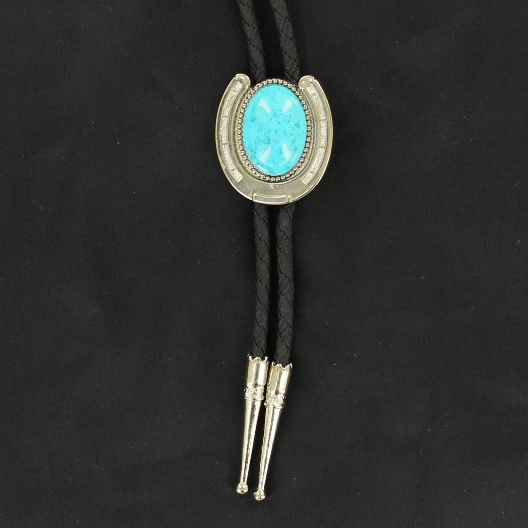 Turquoise Horseshoe Bolo