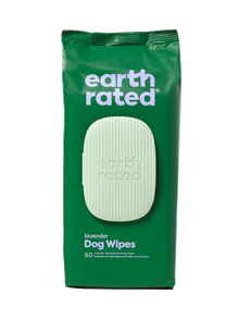 Earth Rated Lavender Plant-Based Dog Grooming Wipes