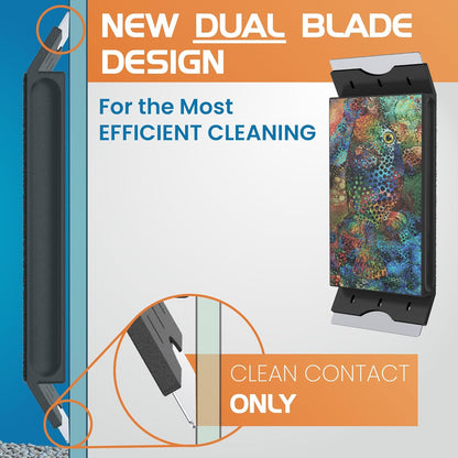 Flipper Edge Limited Edition Puffer 2 in 1 Floating Magnetic Aquarium Algae Cleaner (MAX)