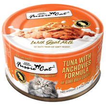 Fussie Cat Tuna & Anchovies In Goat Milk Cat Cans (2.47oz)