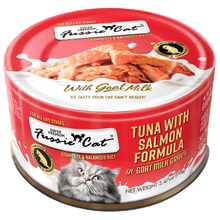 Fussie Cat Tuna with Salmon Formula in Goat Milk Gravy (2.47oz)