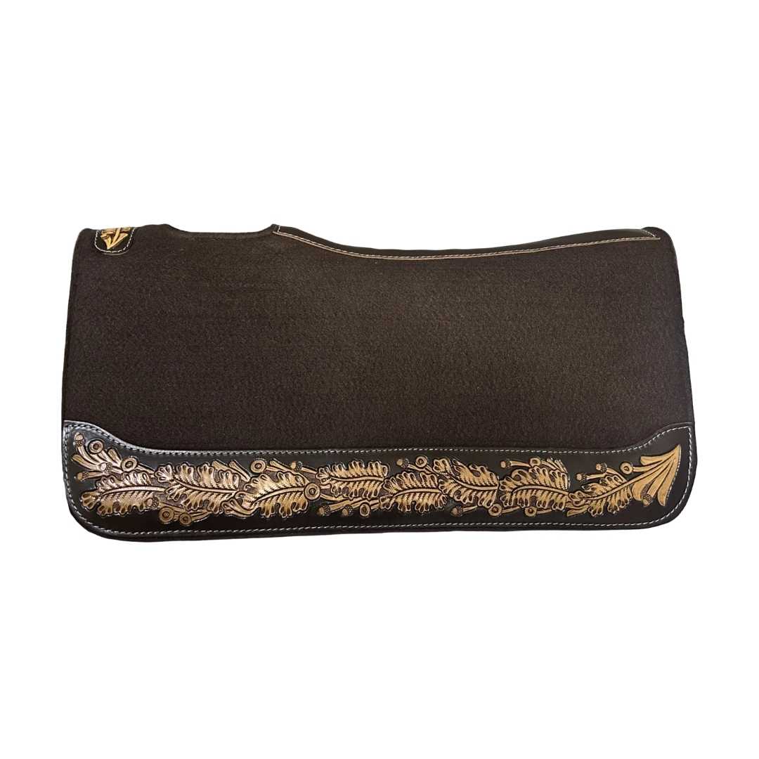 TuffRider Imperial Gold Polyester Felt Saddle Pad-1"