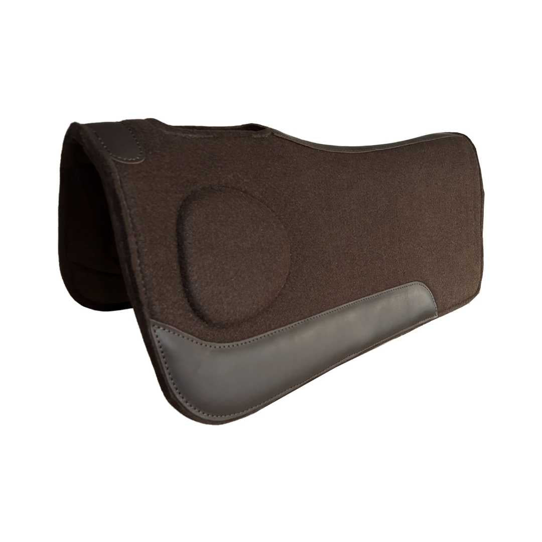 TuffRider Zenith Ease Brown Polyester Felt Saddle Pad-3/4"