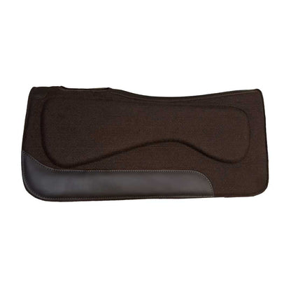 TuffRider Dynamic Ease Brown Polyester Felt Saddle Pad-3/4"
