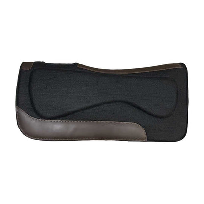TuffRider Dynamic Ease Black Polyester Felt Saddle Pad-3/4"