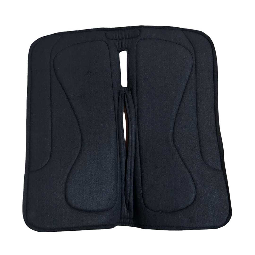 TuffRider Dynamic Ease Black Polyester Felt Saddle Pad-3/4"