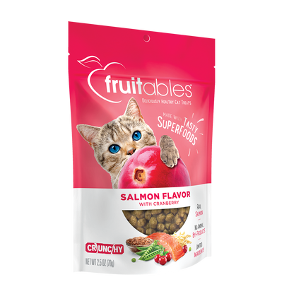 Fruitables Salmon Flavor with Cranberry Cat Treats (2.5oz)