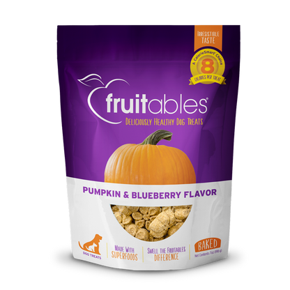 Fruitables Baked Pumpkin & Blueberry Dog Treats (7oz)
