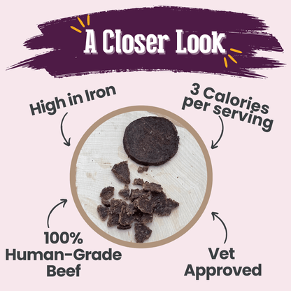 Beef Crumbles Cat Treats High Protein Treats For Cats