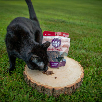 Beef Crumbles Cat Treats High Protein Treats For Cats
